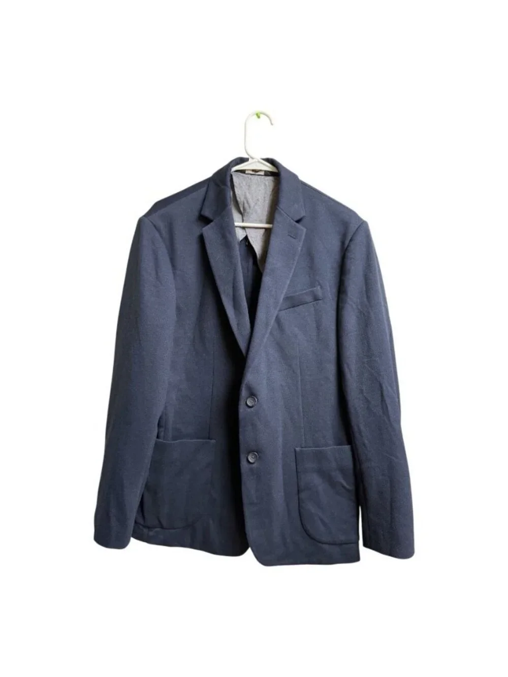 Banana Republic Slim Fit Blazer Sport Coat Navy 42R Stretch Knit